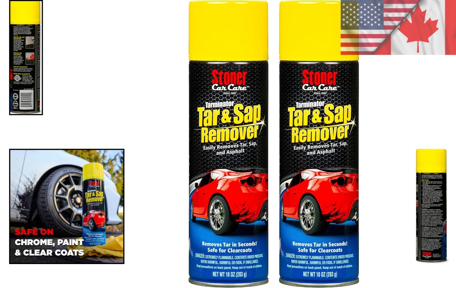 Tarminator Tar and Sap Remover – Fast-Acting, Clear Coat Safe, 10 oz (Pack of 2)