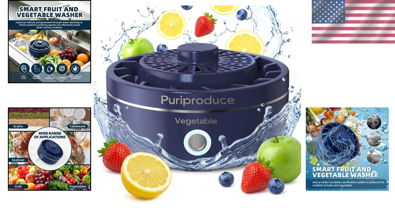 Portable Food Cleaner: Effortless 10-Minute Automatic Washing for Healthier Eats