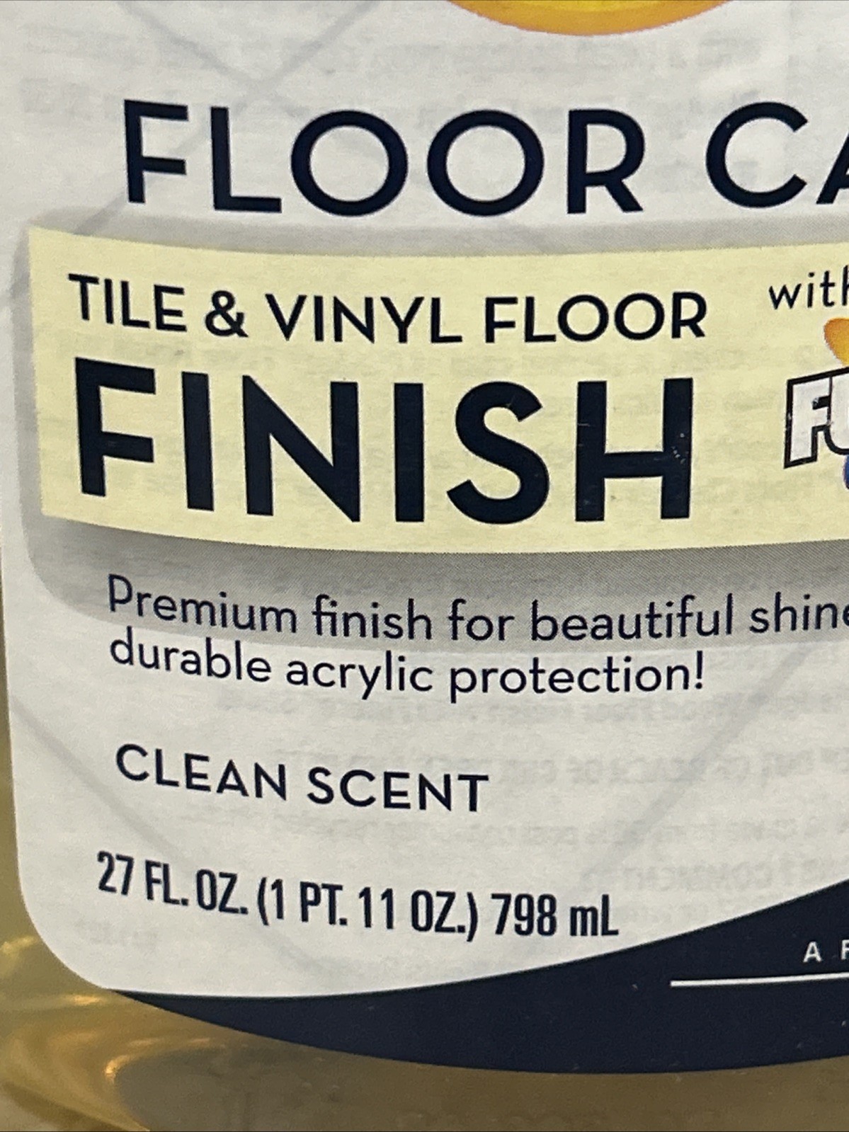 Vintage Pledge Floor Care With FUTURE Shine 27 oz Clean Scent