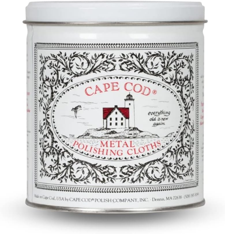 Polishing Metal Tin Bundle for Fine Metals | 12 4X6 Polishing Cloths | 1 12×1…