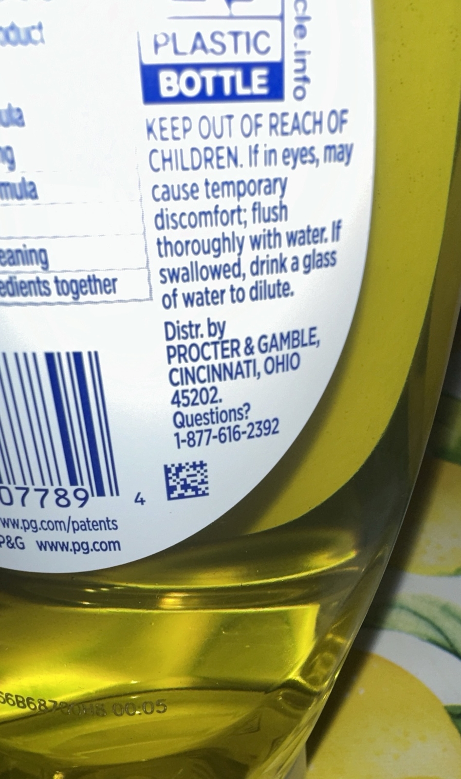 GAIN Lemon Zest Scent Ultra Clean Dishwashing Liquid EZ-Squeeze 24.3fl.oz X 2