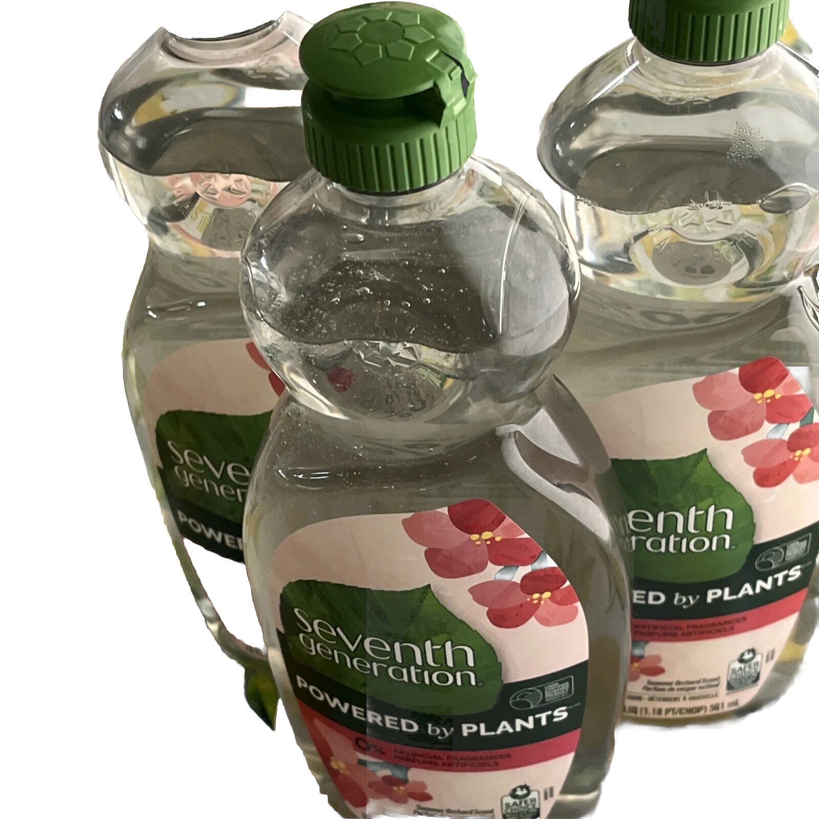 Seventh Generation SUMMER ORCHARD SCENT Dish Soap Powered By Plants 3 x 19fl.oz