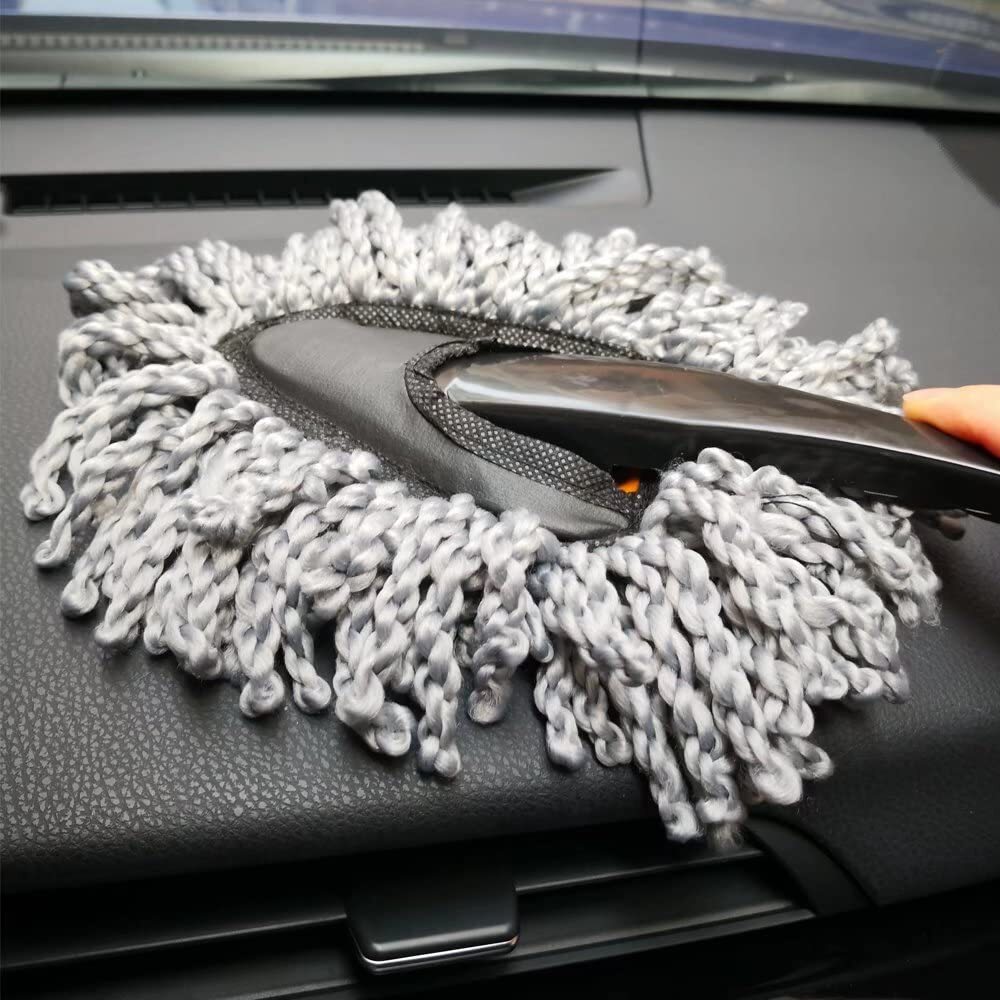 3Set Multipurpose Car Duster Microfiber Brush w/ Extendable Handle for Detailing