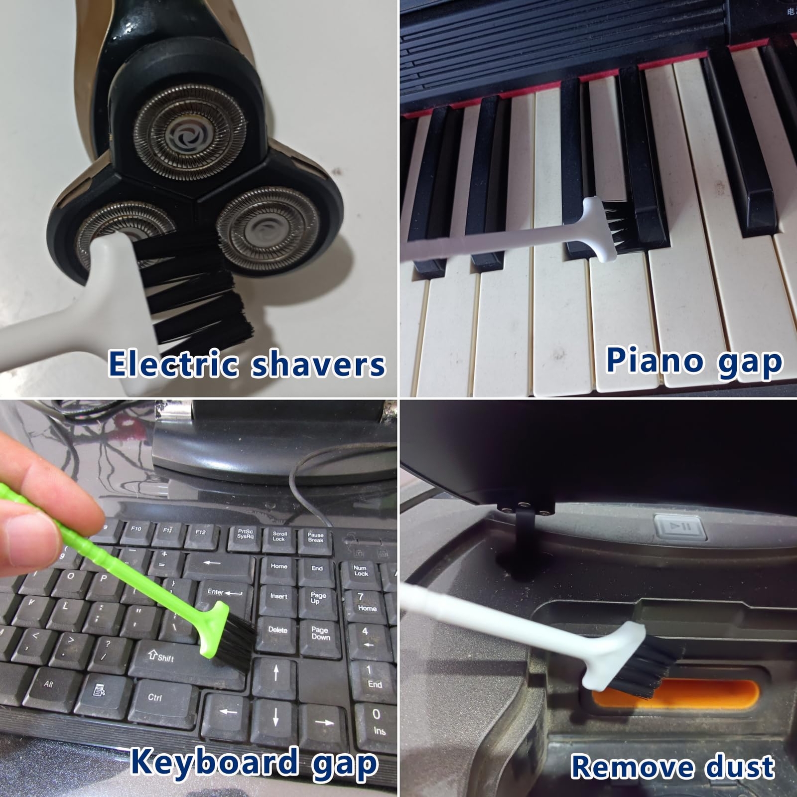 10pcs Crevice Cleaning Tools Gap Cleaning Brush Setcleaning Brushes Small Spaces