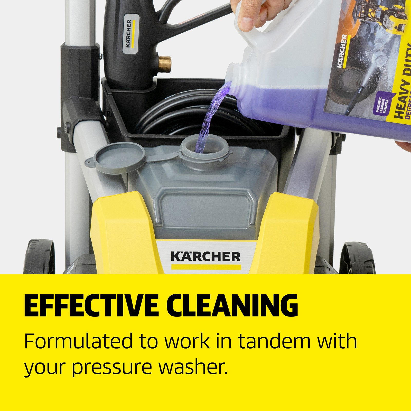 Kärcher Pressure Washer Detergent, Heavy Duty Cleaner – 1 Gallon