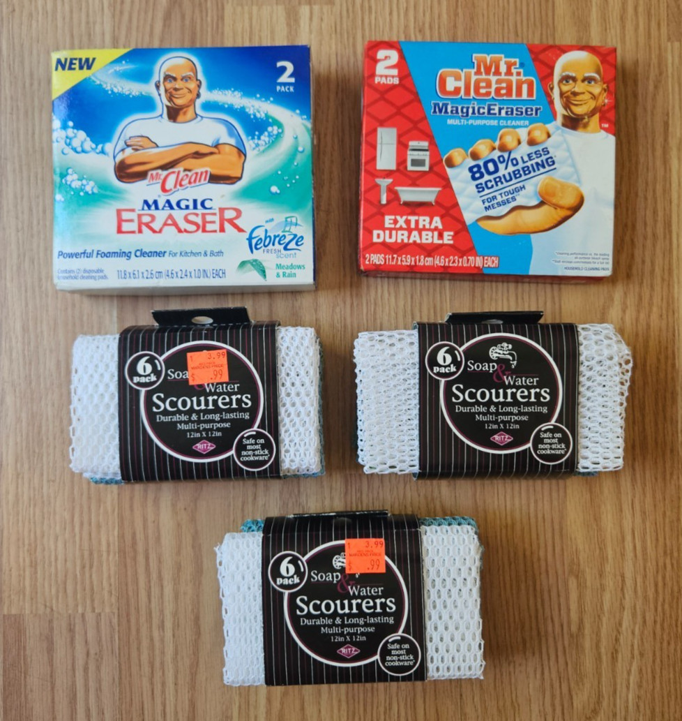 Mr. Clean Magic Eraser & Ritz Cleaning Supply Bundle – 22 Pieces Total