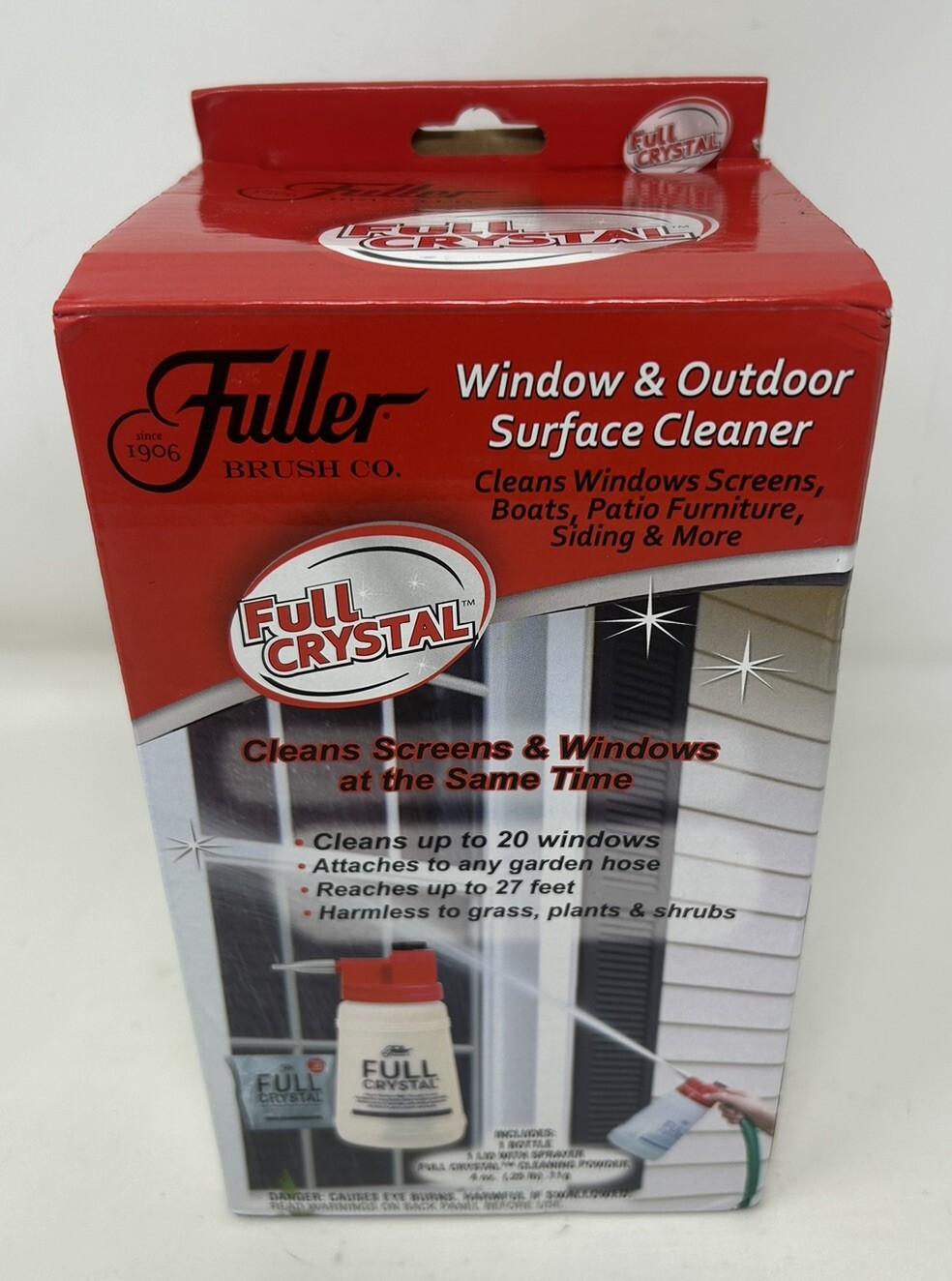 Fuller Brush #FBFC-6 Full Crystal Window & Outdoor Boats Surface Cleaner NIB New