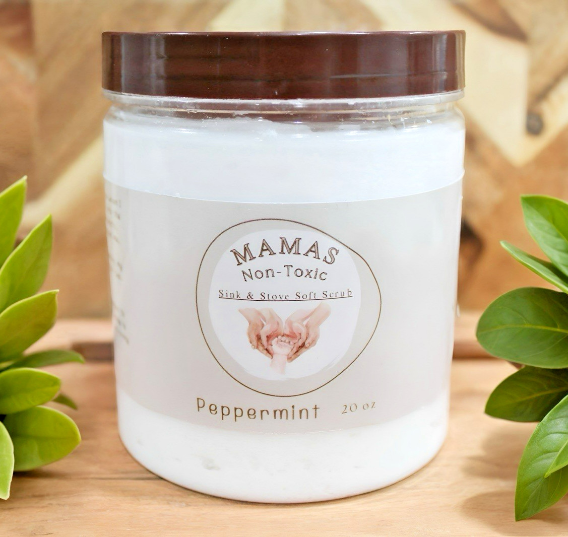 Organic Non-Toxic Sink & Stove Soft Scrub: All Natural Multi-Surface Paste