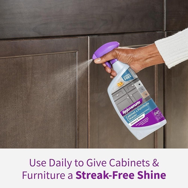 Streak Free Cabinet & Furniture Cleaner Liquid Safe Pets Kids Daily Use