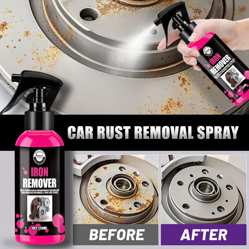 1Pc All-Purpose Rust Remover Spray 120ML Fast-Acting Iron Oxidation Eliminator