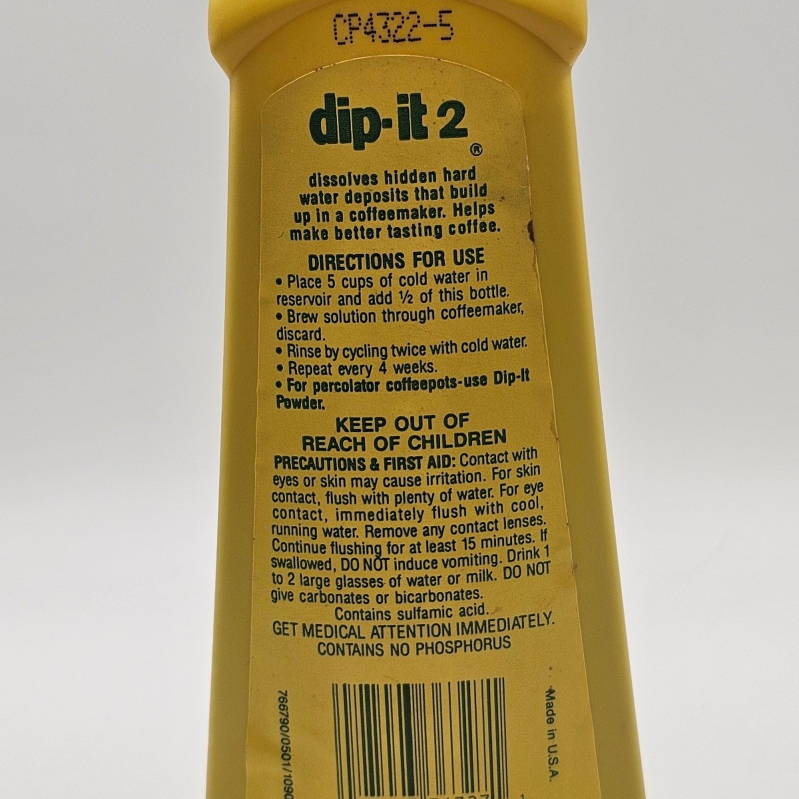 NEW Dip-It 2 Automatic Drip Coffeemaker Cleaner 7oz