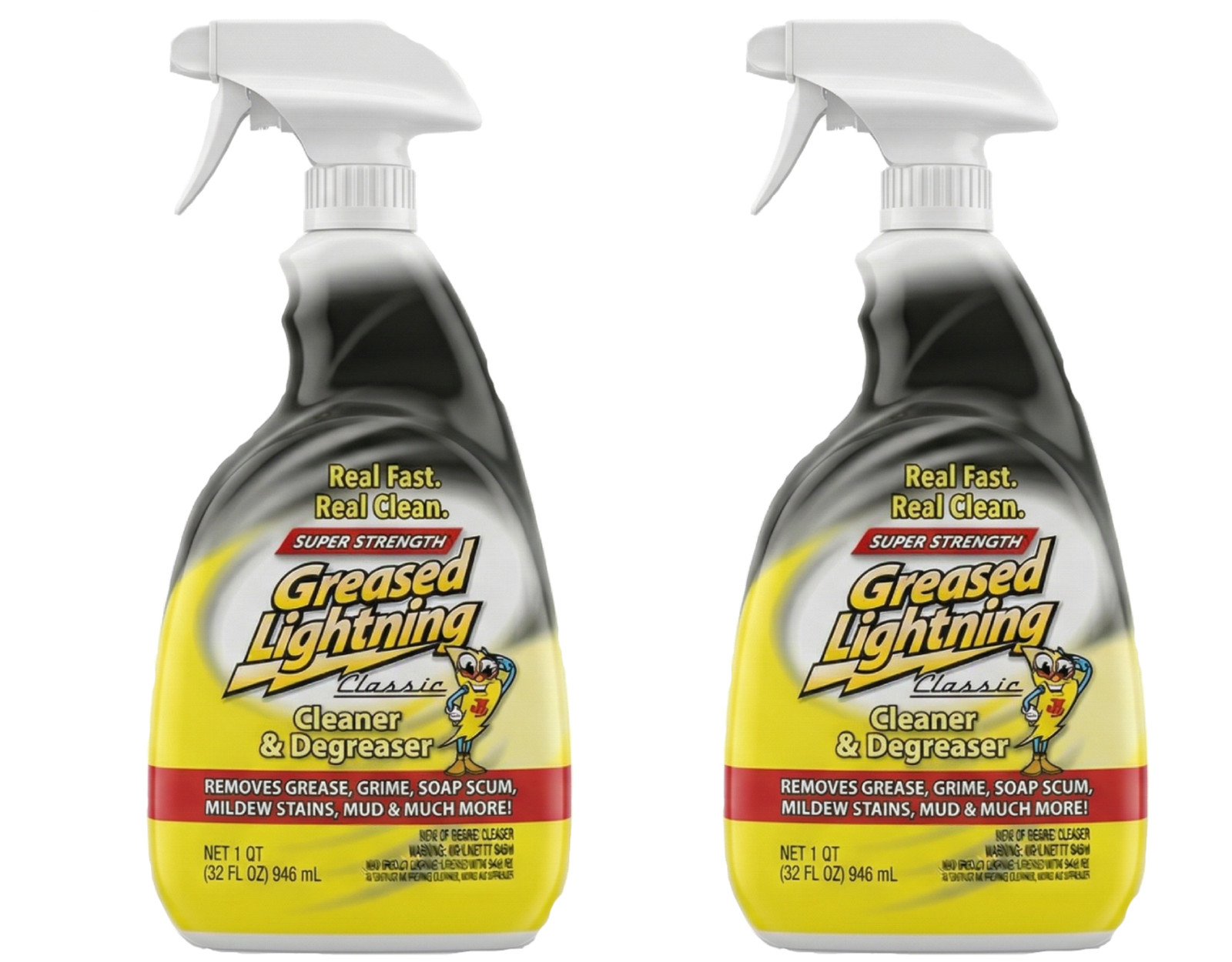 Greased Lightning Cleaner & Degreaser – 32 oz Trigger Spray 2 Pack