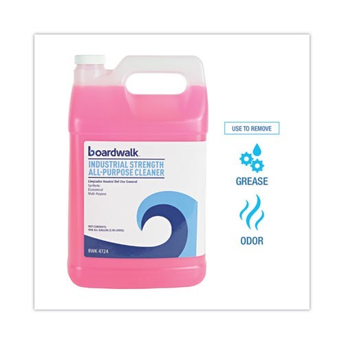 Boardwalk Industrial Strength All-Purpose Cleaner, Lemon Scent, 1 gal Bottle