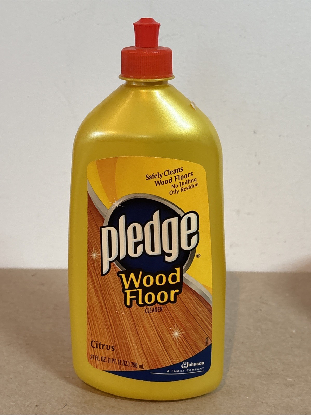Pledge Wood Floor Care Wood Clean Shine Protect 27 Ounce Citrus Scent