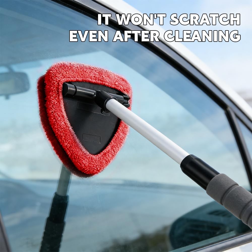 Windshield Cleaning Tool, Car Window Cleaner Tool, Vehicle Window Cleaning Ki…
