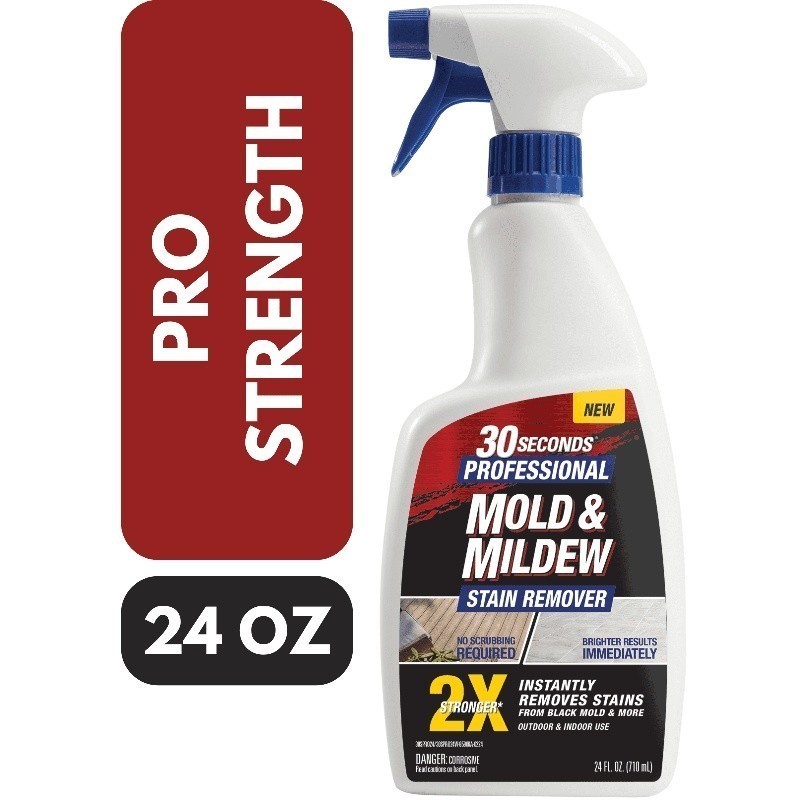 Professional Mold & Mildew Stain Remover Spray for Black Mold & More, 24 fl. oz.