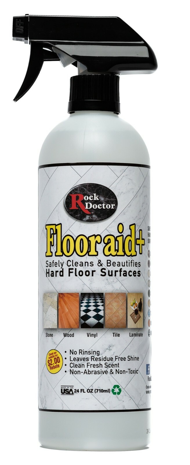 Flooraid+ Hard Surface Floor Cleaner – Apex 24oz Spray