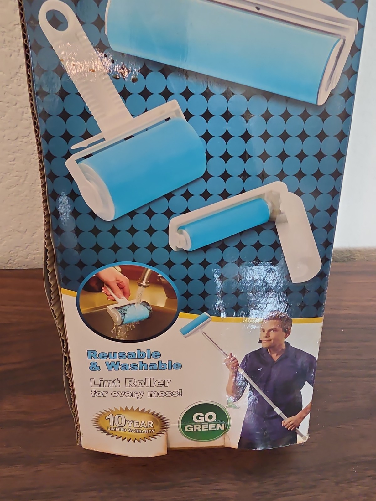 SCHTICKY 3 Piece Set Reusable Washable Lint Roller Clothes Pets ~ As Seen On TV