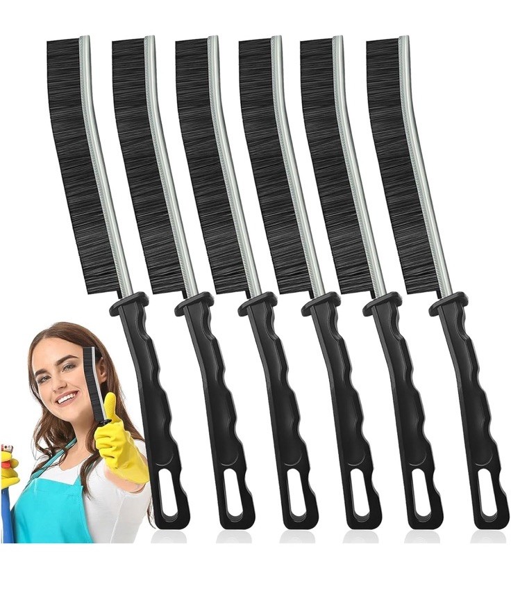 Crevice Cleaning Brushes 20-Pack Hard Bristle Shower & Bathroom Cleaning Tools