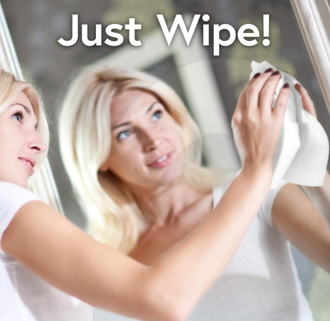 Windex Wipes Glass Cleaning, Pre-Moistened Glass and Surface Wipes to Clean Home