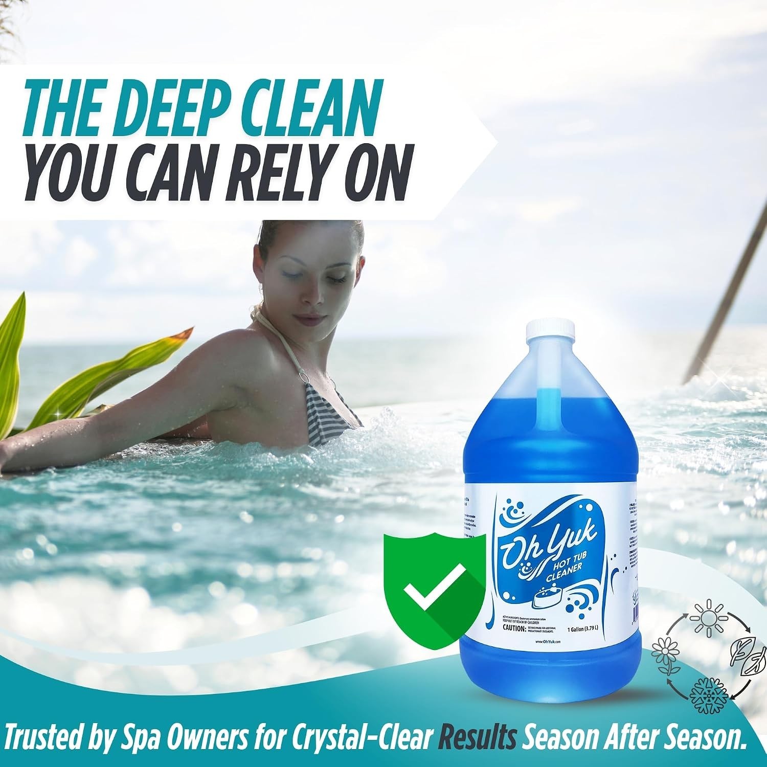 Hot Tub Maintenance – Cleaner for Indoor/Outdoor Tubs