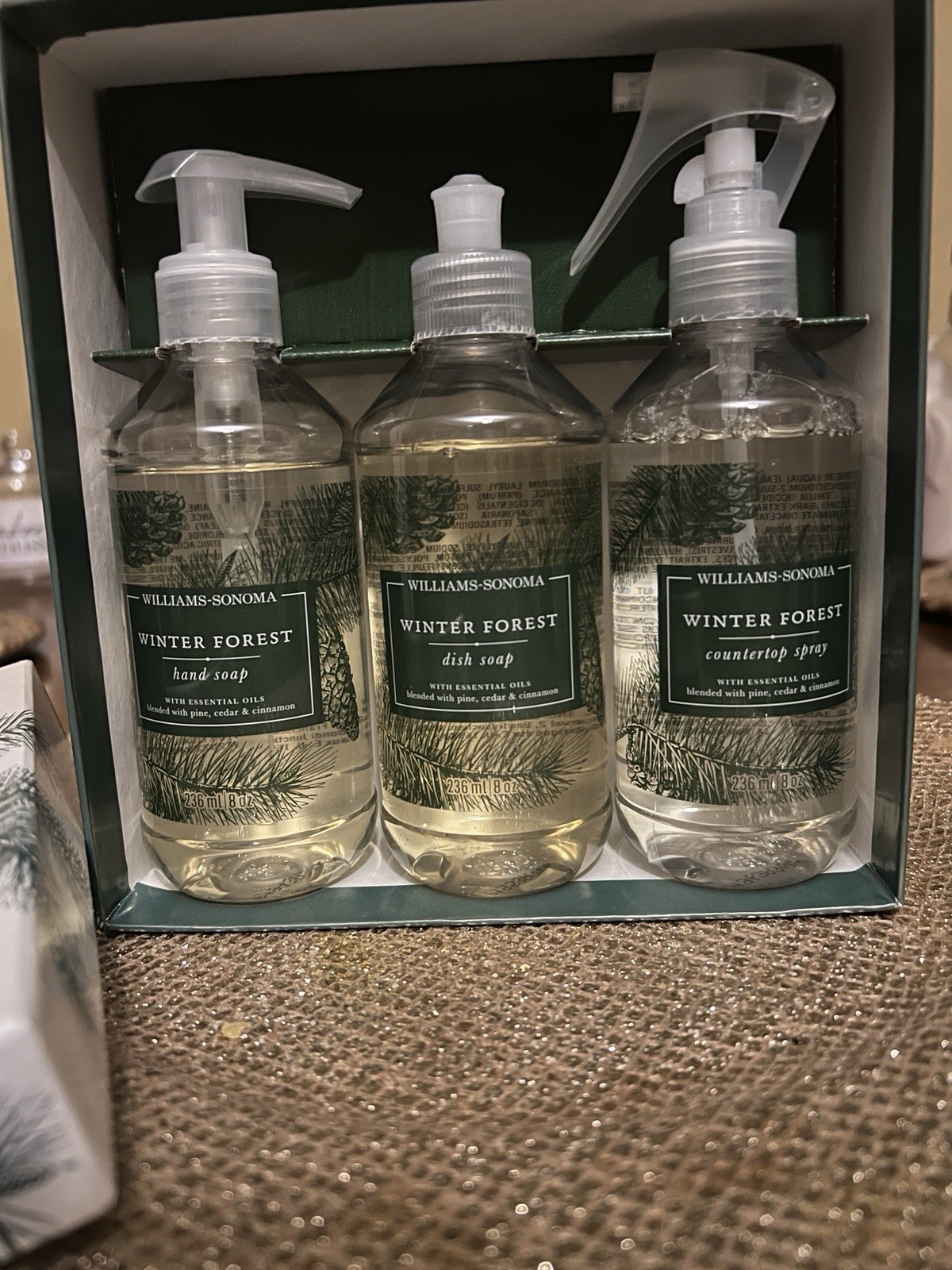 Williams-Sonoma 3 Piece Winter Forest Kitchen Essential Kit