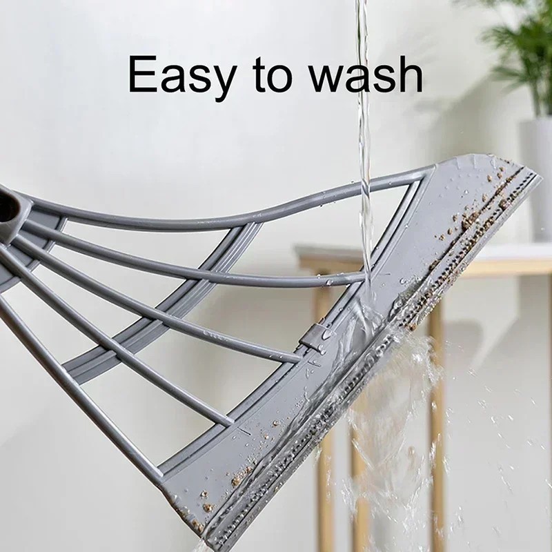Surface Lightweight Silicone Broom, Squeegee, Pet Hair Remover, Indoor Cleaning