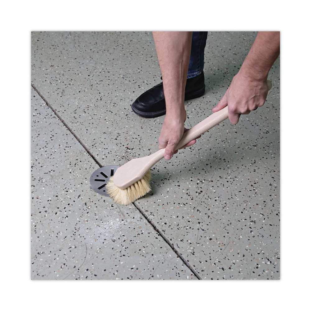 Boardwalk 4220 20″ Tampico Fill Long Handle Utility Brush – Tan New