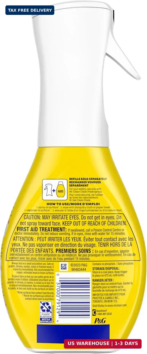 Mr. Clean Clean Freak Multi Surface Cleaning Spray, Deep Cleaning Mist Starter K