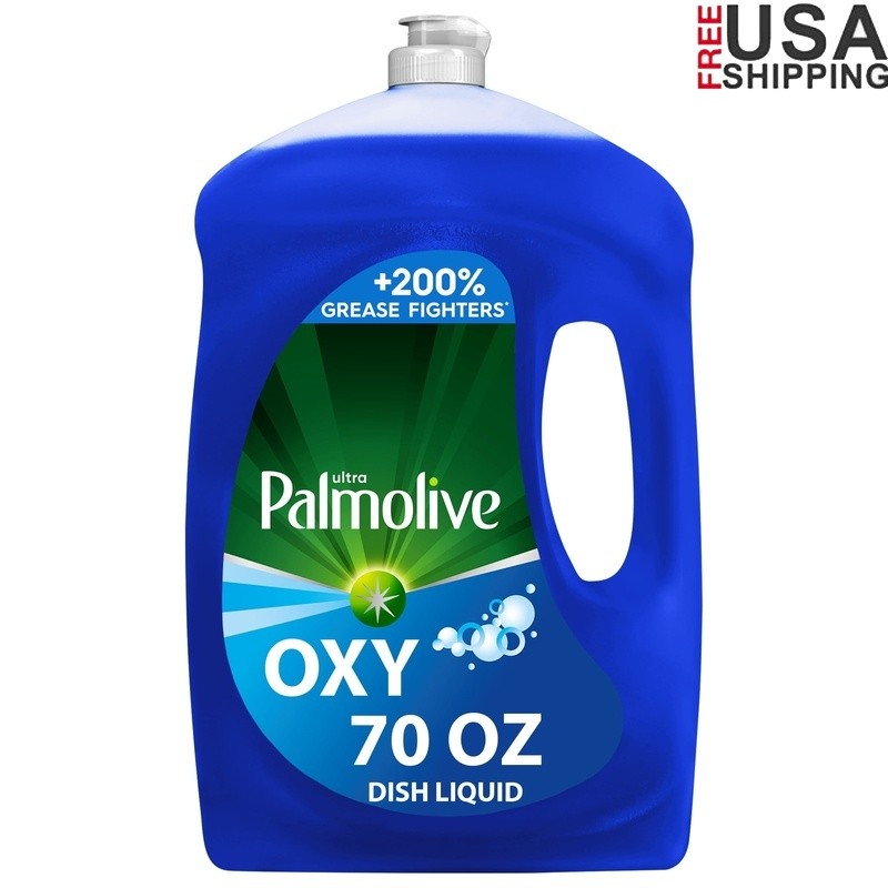 Ultra Oxy Liquid Dish Soap 70 fl oz Powerful Grease Fighter Fresh Scent New