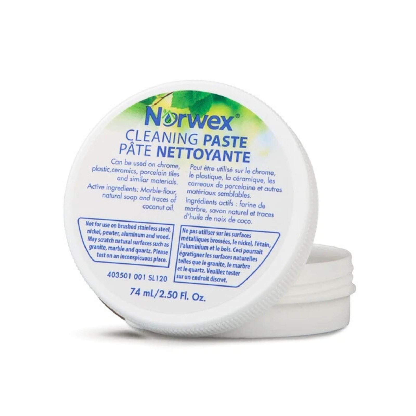 Norwex Cleaning Paste 74ml 2.50 Fl.Oz Stain Removal, Cleans Dirt & Polish