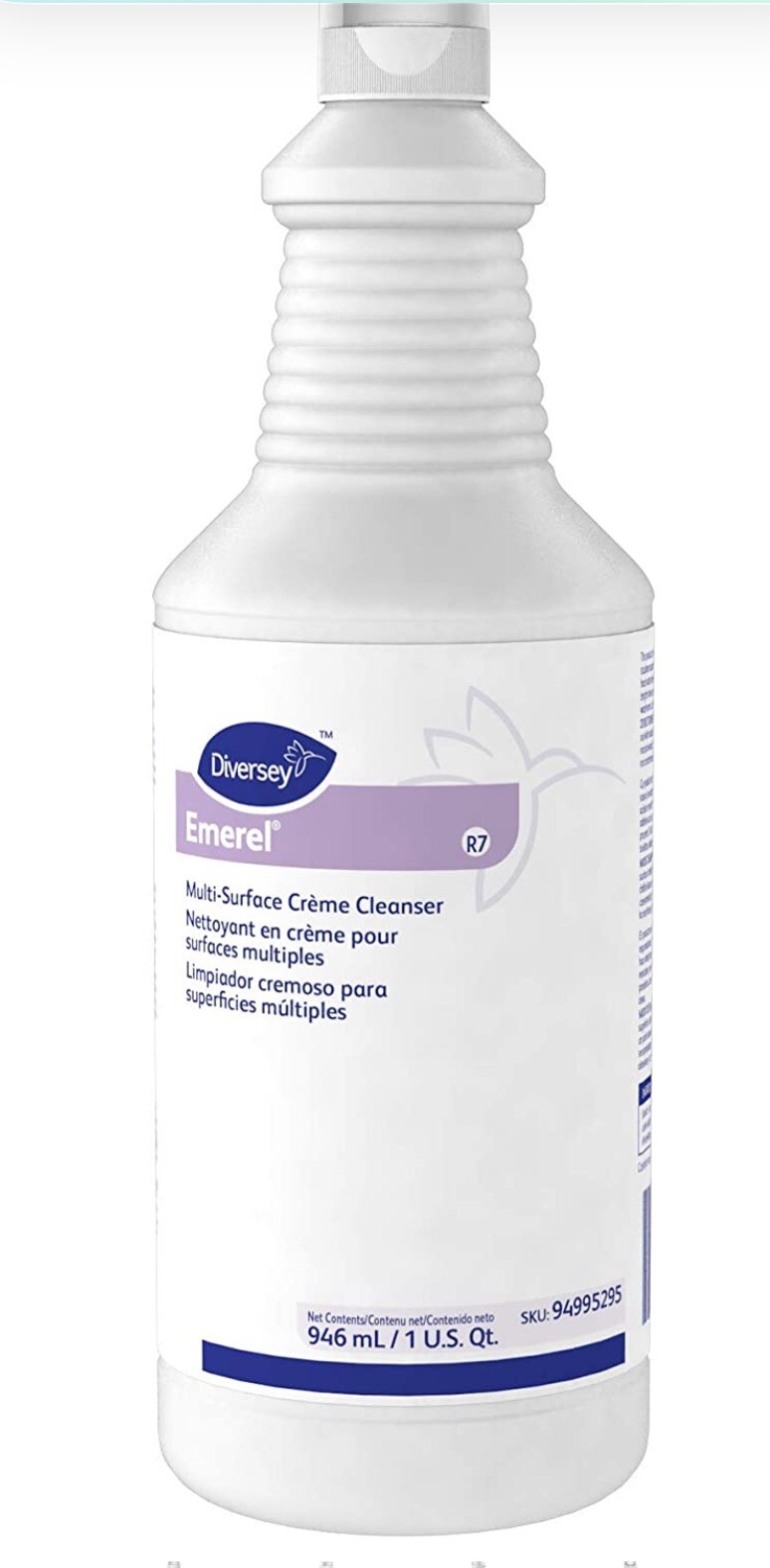 Diversey Kitchen Bath Multi-Surface Creme Cleanser Fresh Scent Squeeze Bottle