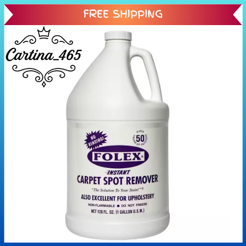 Folex 1 Gallon Instant Carpet Spot Remover Cleaner for Pet & Stain Odors FSR128