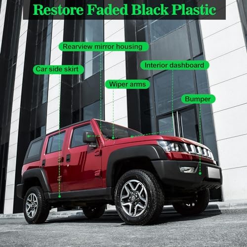 Plastic Restorer Highly Concentrated Ceramic Coating for Cars, Back to 50ml