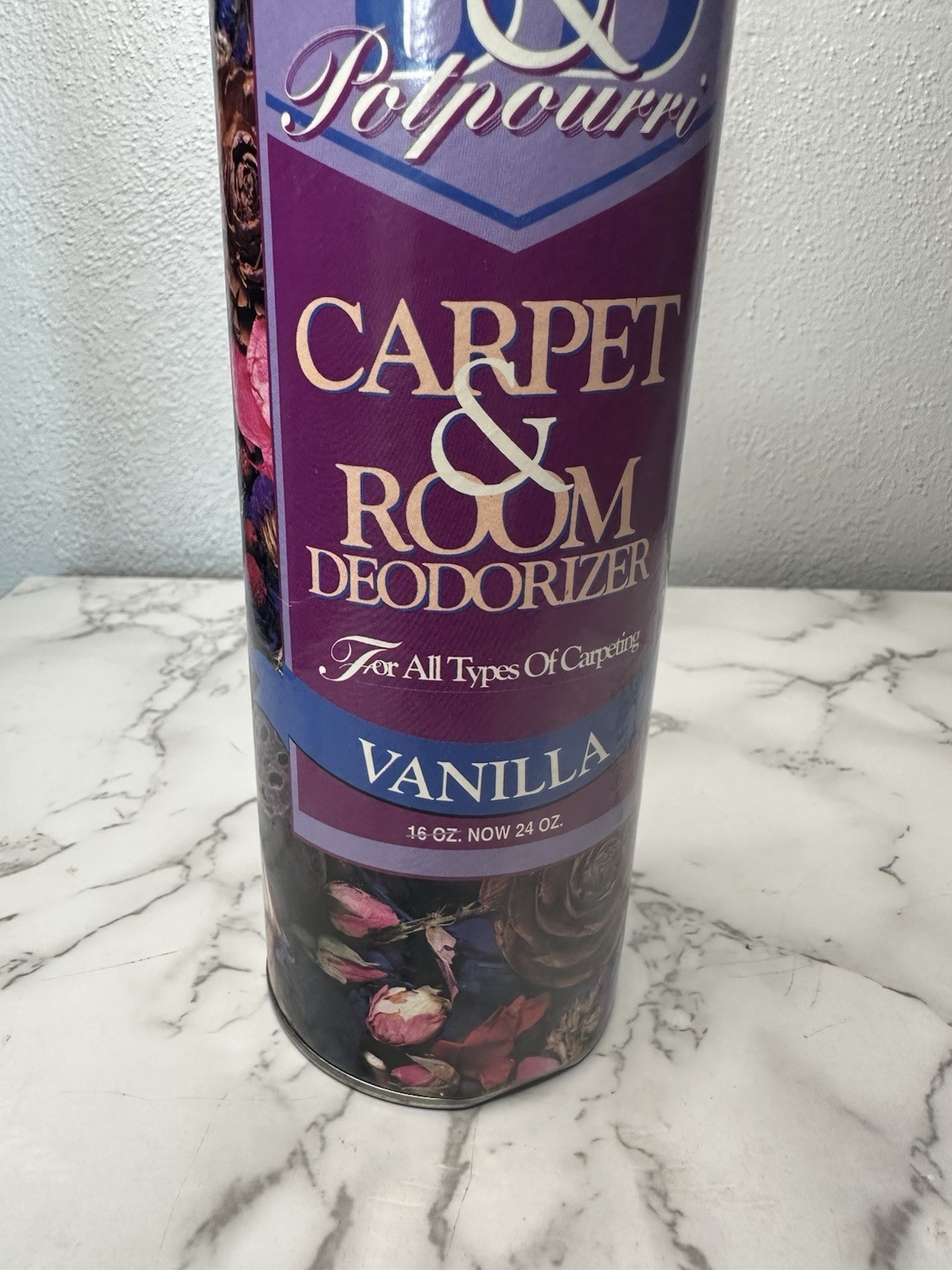 Vtg McAuley’s B&D Potpourri Carpet & Room Deodorizer 24oz Vanilla Discontinued