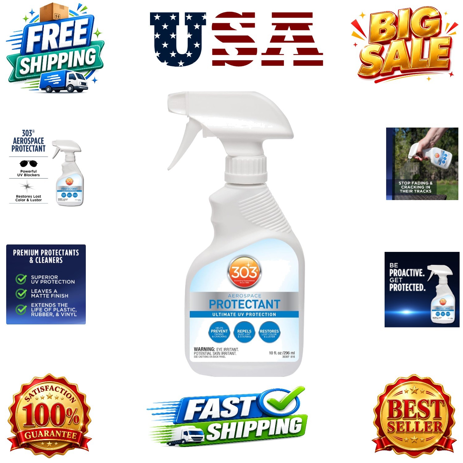 Aerospace Protectant Spray, UV Protection for Outdoor Surfaces – Protects Vin…