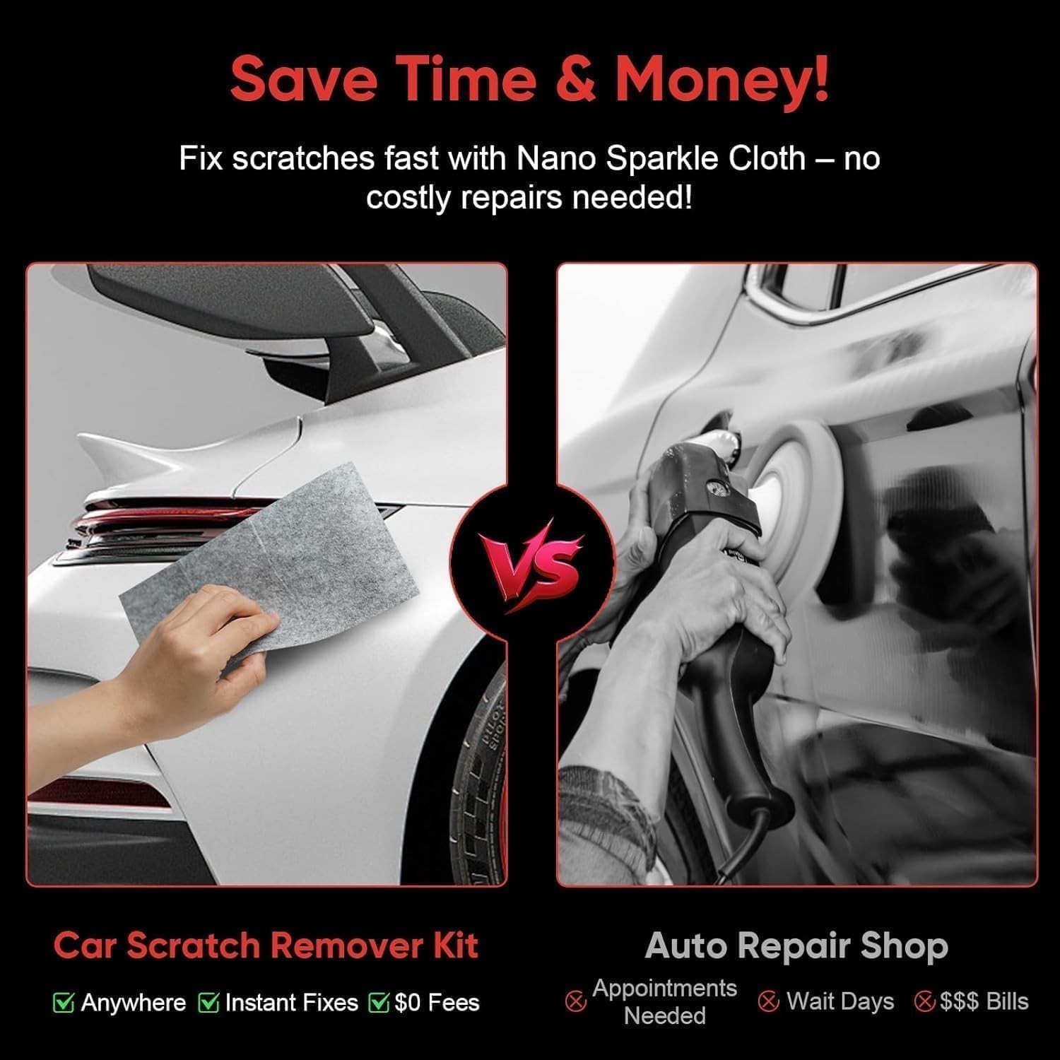 Nanopolix Scratch Remover – 2026 Upgrade Scratch Remover for Vehicles, Nano P…