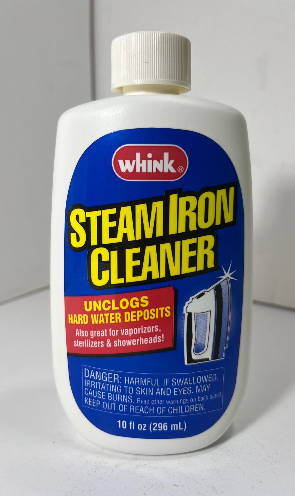 Whink Steam Iron Cleaner 10 fl.oz. Unclogs Hard Water Deposits – Retired