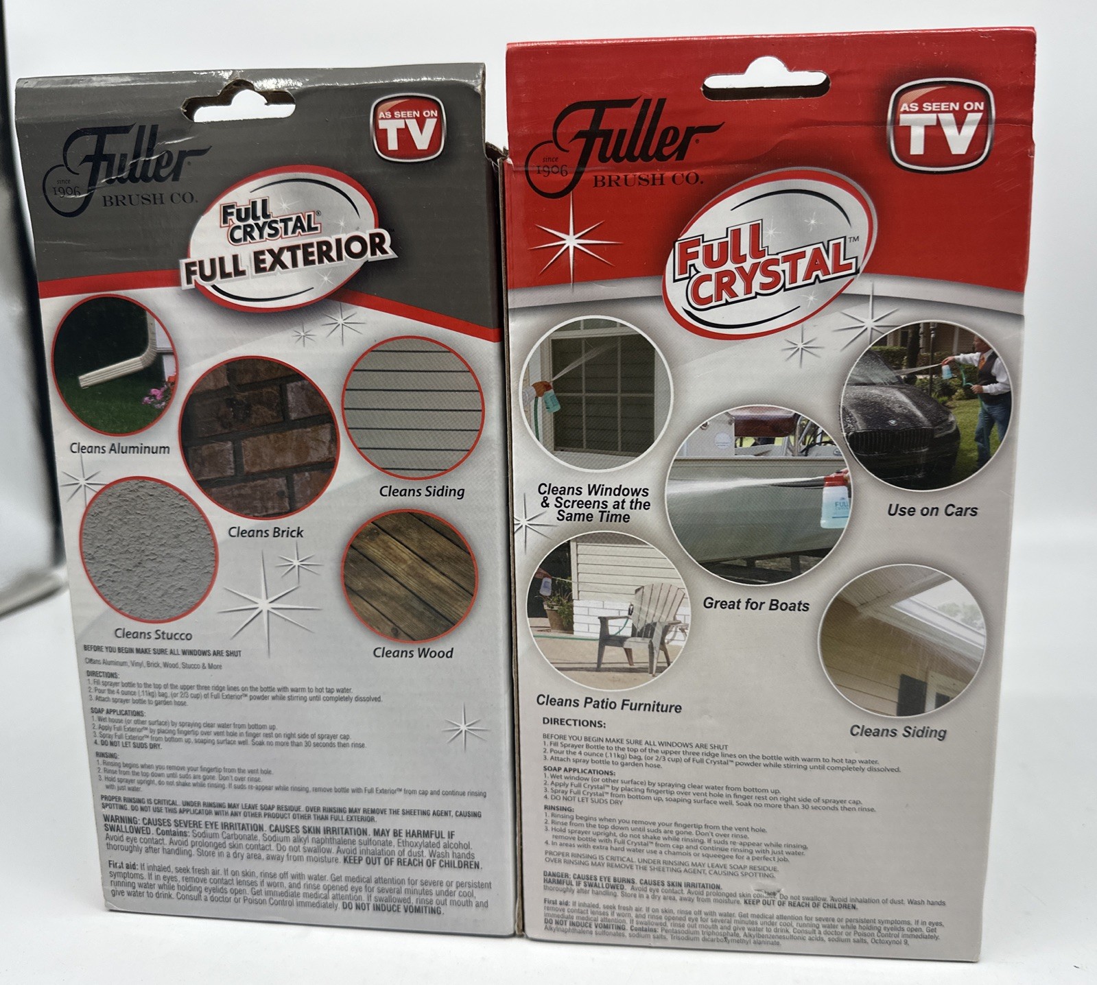 Fuller Brush FBFCRE-6 Full Exterior Window Cleaner~full exterior FBFCEX both new
