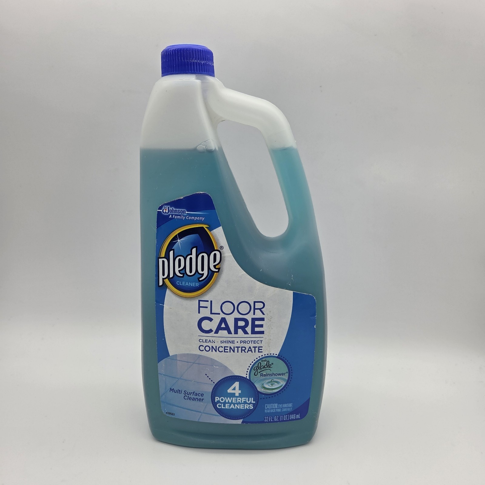 PLEDGE Floor Care Concentrate 32oz Multi-Surface Cleaner with Glade Rainshower