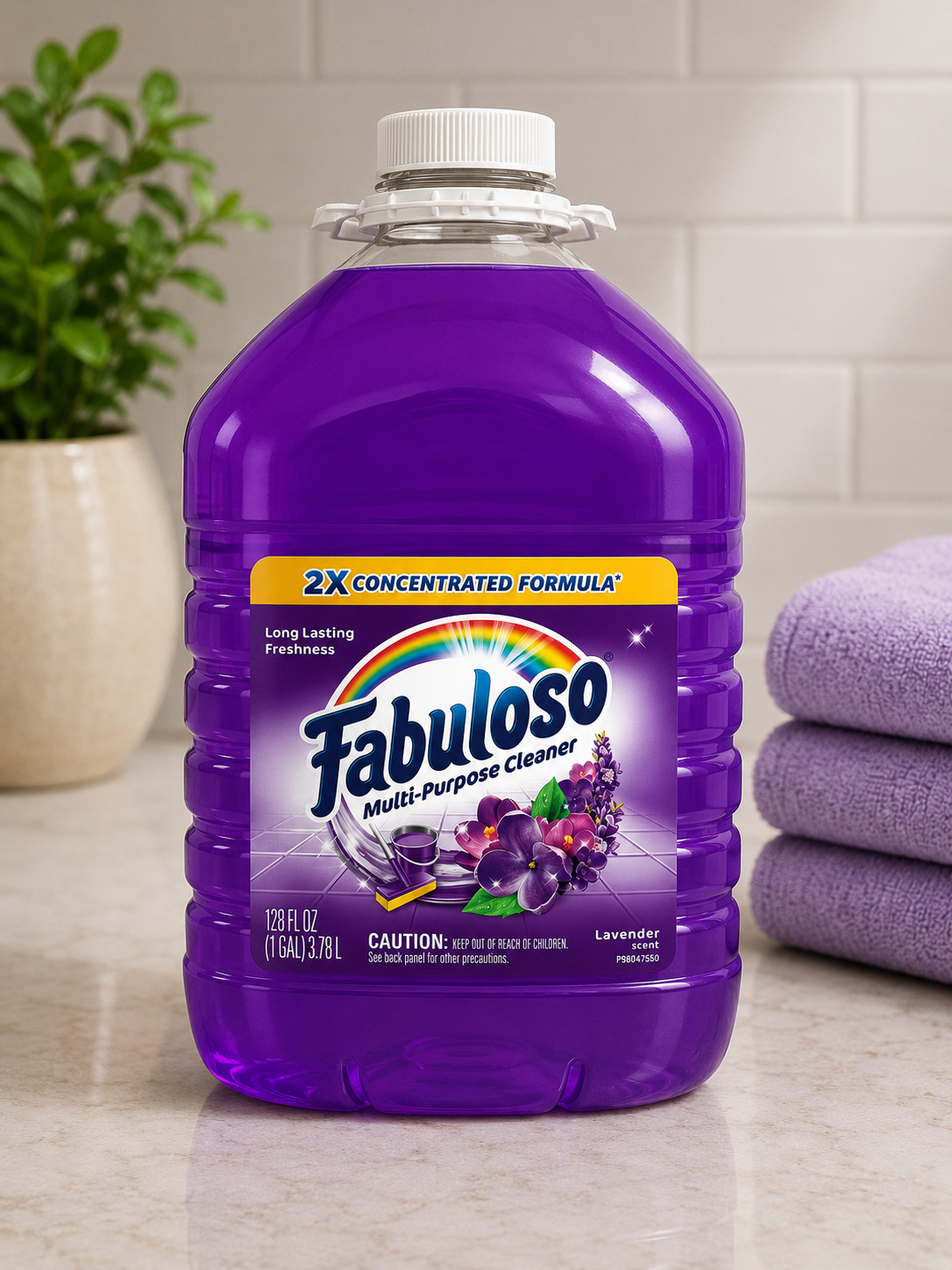 Fabuloso Multi Surface All Purpose Floor Cleaner Lavender Scent 128 fl oz Big Bo