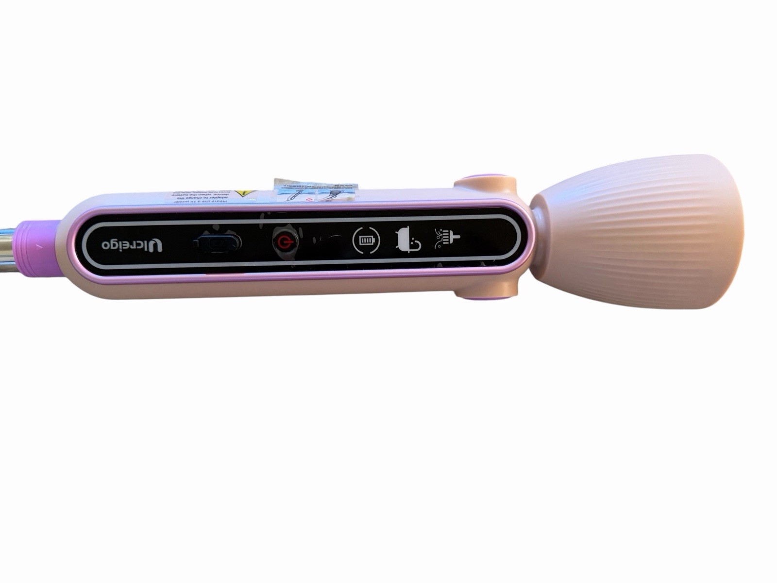 Smart Electric Spin Scrubber Brush Rechargeable 74W Kitchen Car Bathroom Purple