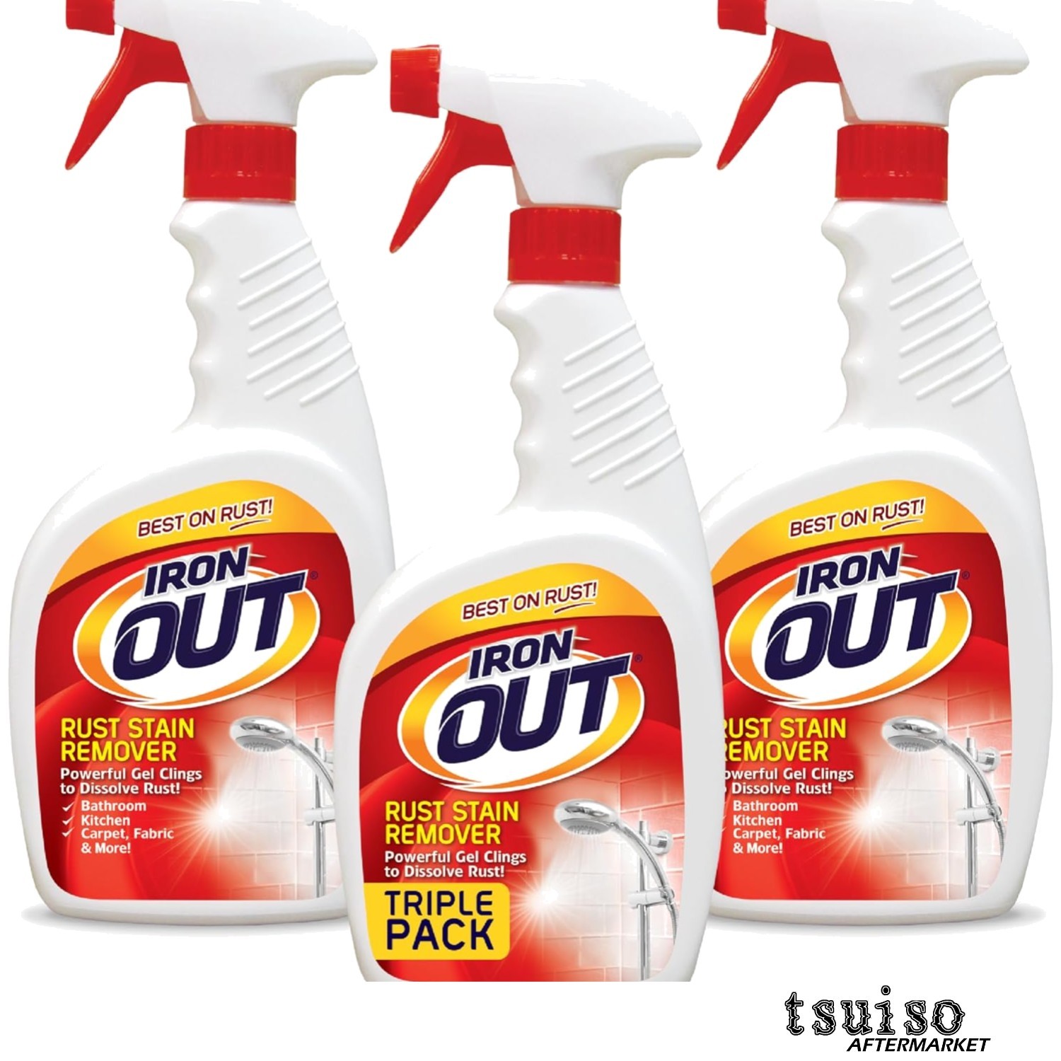 Trusted Rust Stain Remover for Bathrooms, Kitchens & Laundry – Non-Toxic Gel