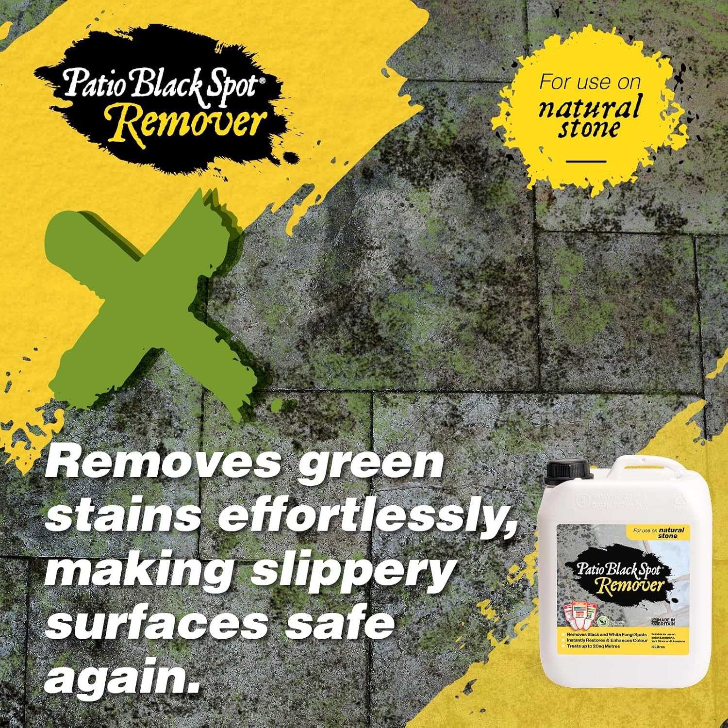 Remover All Stone Type Restore Natural Colour Removes Stains Caused by Black