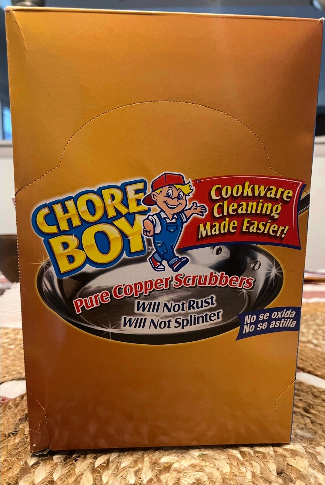 6-Pack Chore Boy Copper Scrubbers Scrubbing Pads, For Pots Pans Stoves & More