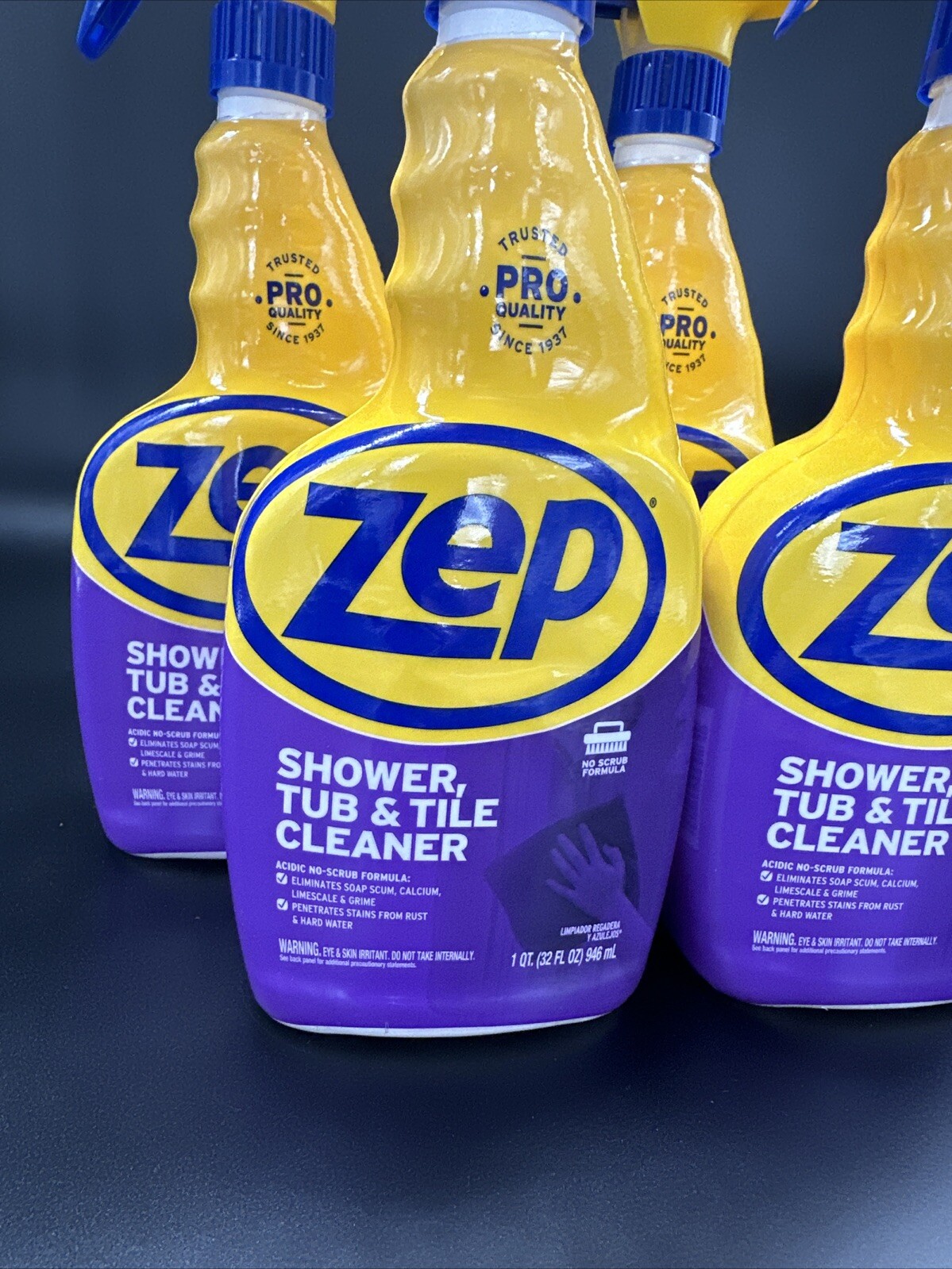 ZEP Shower Tub and Tile Cleaner, 32 oz – Case of 4 Fast Delivery