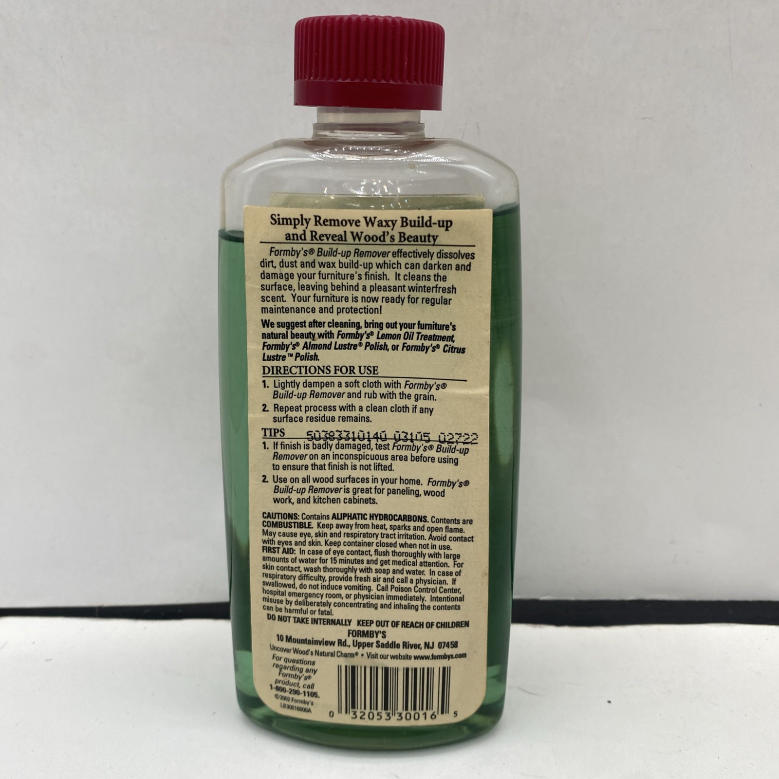 Deep Cleansing Build Up Remover For Wood Paneling Cabinets Vintage Green 8oz