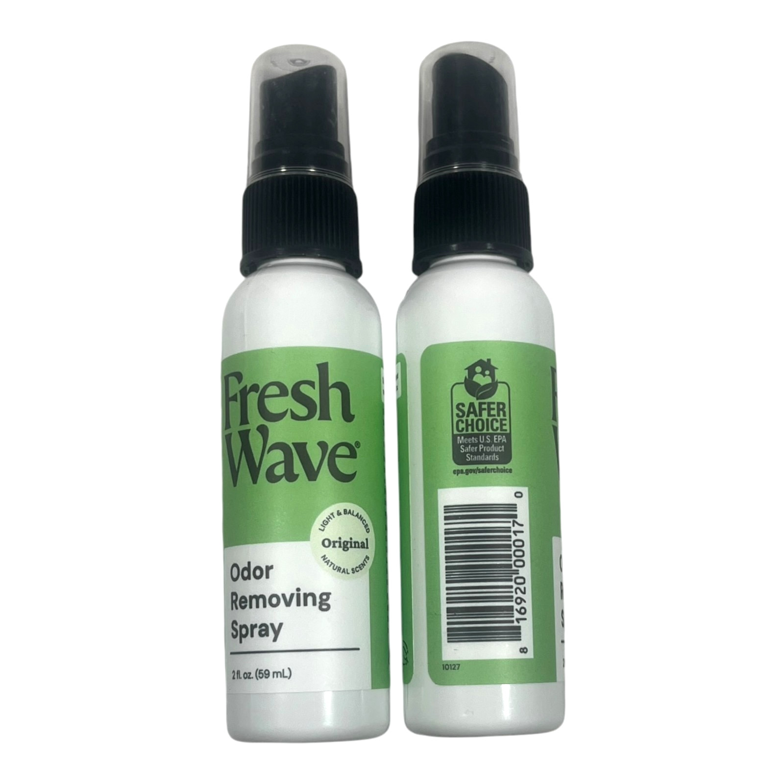 Fresh Wave Natural Odor Eliminator Travel Spray 2 oz – LOT of 2