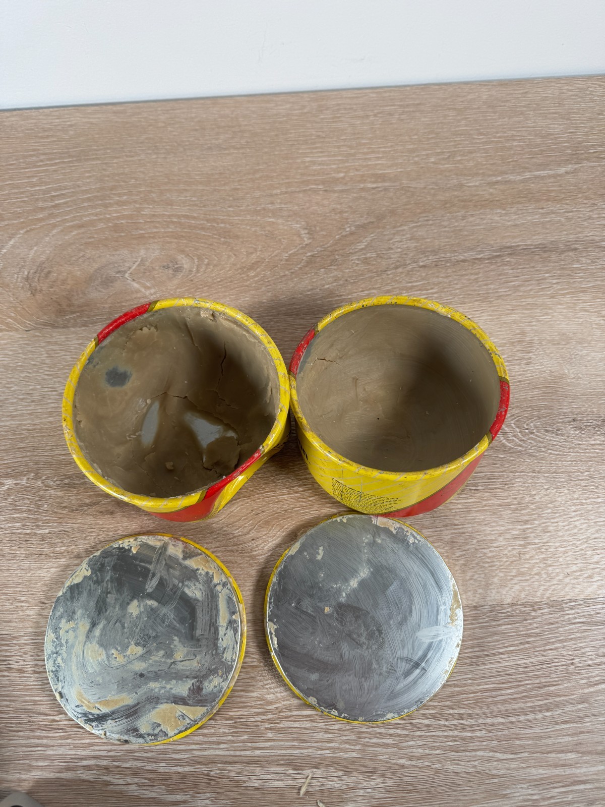 2 Partial Cans SC Johnson Paste Wax the Original Formula 1lb 3oz
