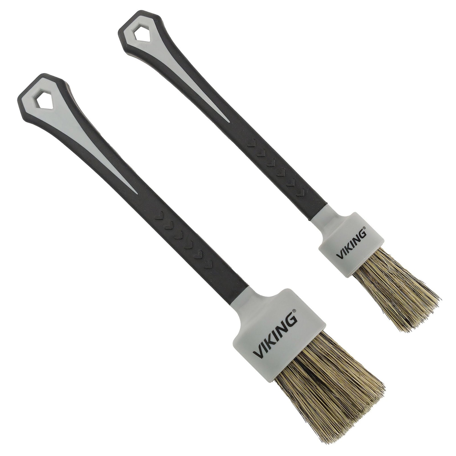Premium Car Detailing Brushes Set – Boars Hair & Synthetic Bristles, 1″ & 1.5″